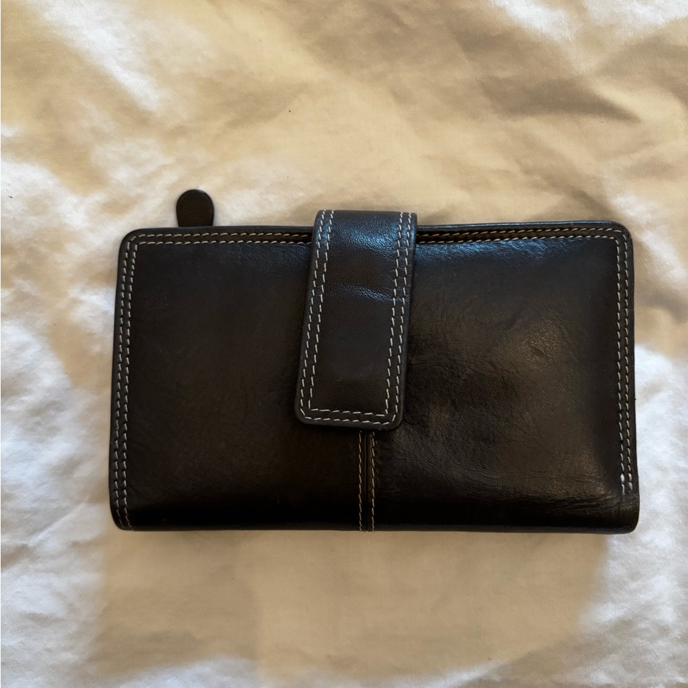 Elegant Black Leather Wallet
